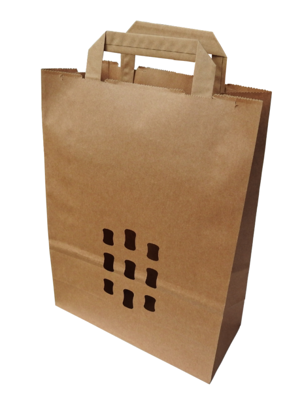 Rumeks NNZ popieriniai maisai maiseliai paper bags su skylutemis