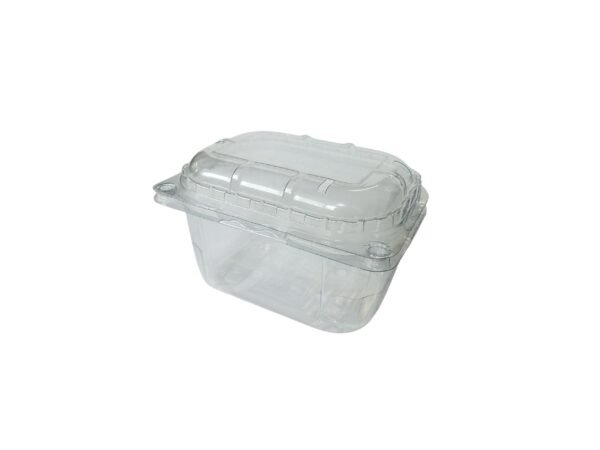 clamshell_indelis_125g RPET indeliai, 125g / 124 x 95 x 55 mm, su dangteliais, 1140 vnt.