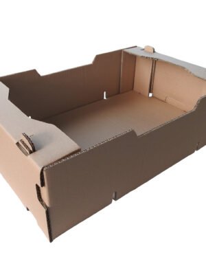 Gofruotos kartoninės dėžės, 565 x 375 x 160 mm, 10 vnt.