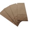 Maži popieriniai maišeliai 130 x 75 x  360 mm rudi, 2kg, 100 vnt.