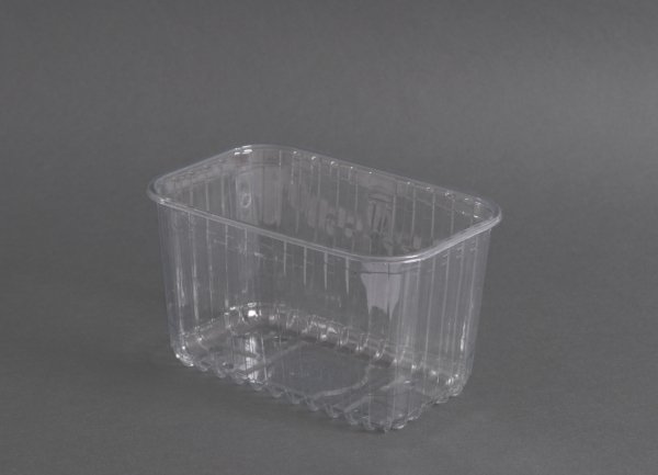 RPET indeliai, 1kg / 187 x 115 x 110 mm, be dangtelių, 1000 vnt.