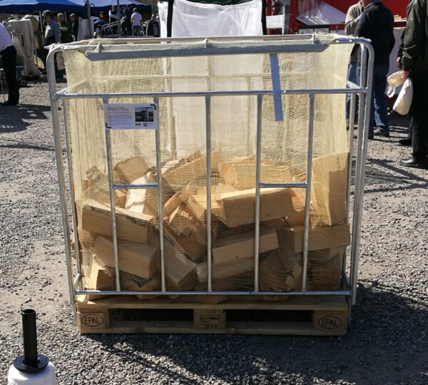 Tinklinis maišas malkų pakavimui ant palečių su UV, 194 x 140 cm, 1 vnt.