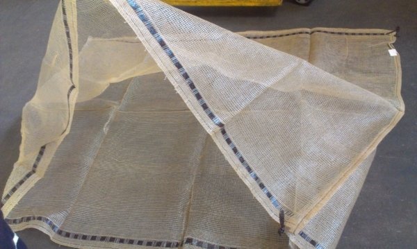 Tinklinis maišas malkų pakavimui ant palečių su UV, 194 x 140 cm, 1 vnt.