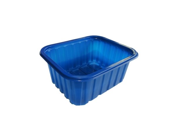 PP indeliai grybams, 250 g / 145 x 120 x 65 mm, mėlyni, 1260 vnt.