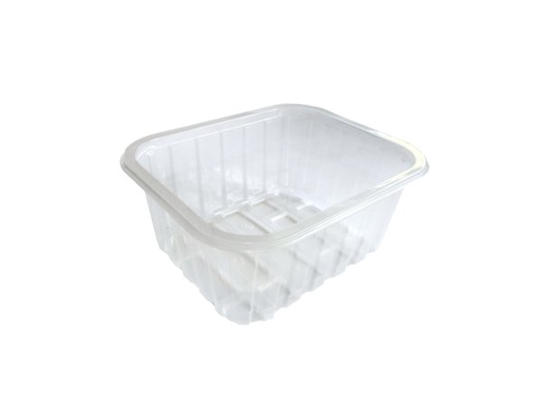 PP indeliai grybams, 250 g / 145 x 120 x 65 mm, permatomi, 1260 vnt.