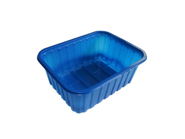 PP indeliai grybams, 500 g / 184 x 143 x 74 mm, mėlyni, 900 vnt.