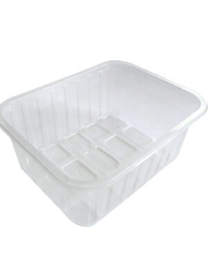 PP indeliai grybams, 500 g / 184 x 143 x 74 mm, permatomi, 900 vnt.