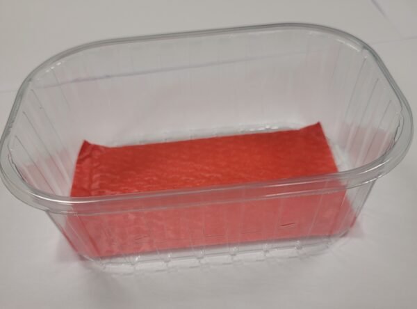 1000012592 (1) RPET indeliai, 250g su absorciniu įdėklu / 142 x 94 x 52 mm, 2208 vnt